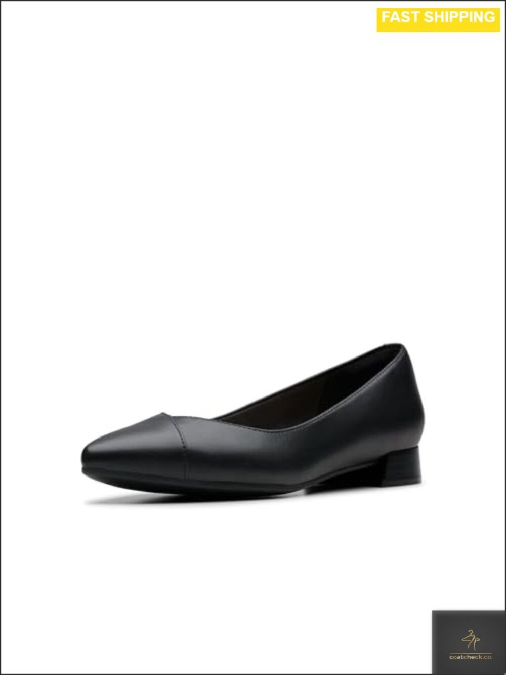 Clarks Natalyn Wish Leather Flats Cushioned Pull-On